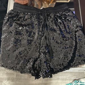Sequin shorts